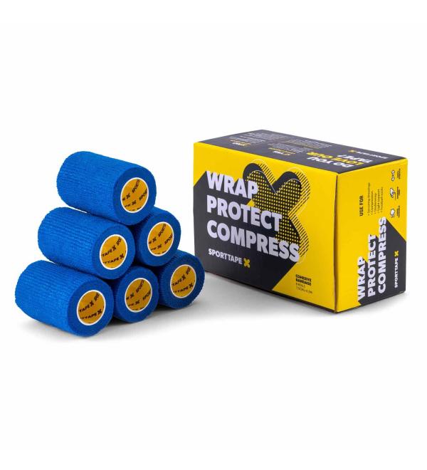 6 Rolls SPORTTAPE Self-Adhesive Football Sock Tape