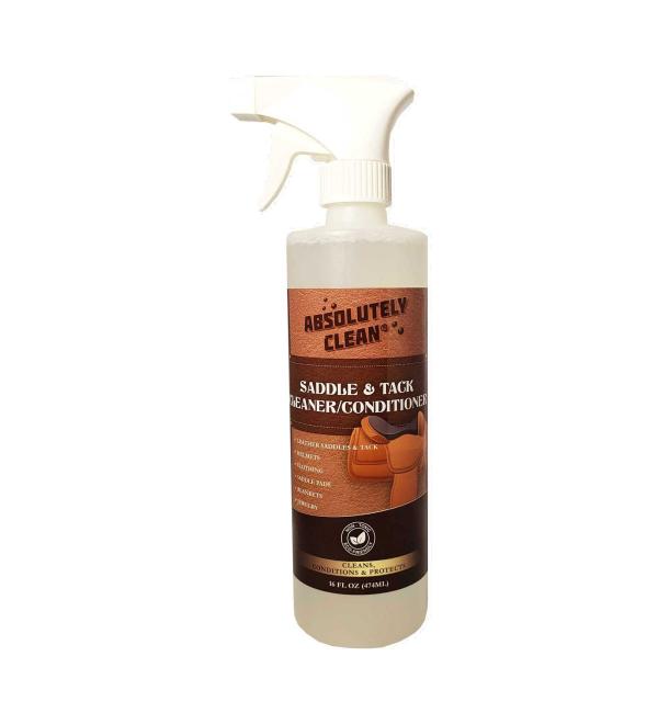 Absolutely Clean Amazing Saddle Soap Spray for Leather Cleaning & Tack Cleaner and Conditioner 16 oz
