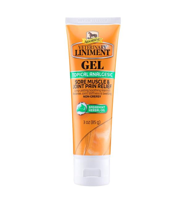 Absorbine Veterinary Liniment Gel Topical Menthol Analgesic Rub for Sore Muscle Joint & Arthritis Pain Relief