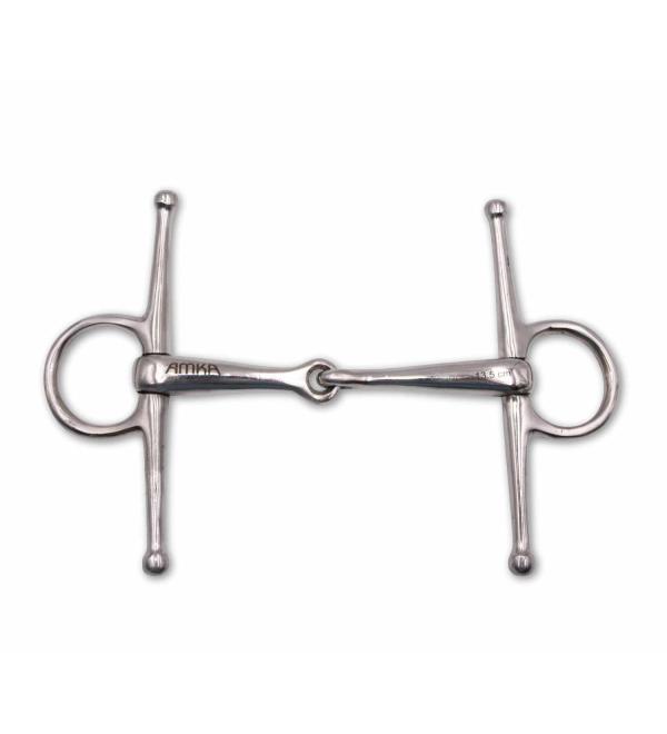 AMKA Gag Bit Solid Stainless Steel Thickness 18 mm Rings 45 mm
