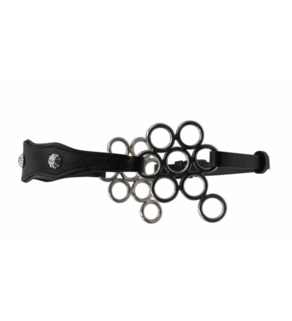 AMKA Hackamore Baroque Wheel of Fortune/Flower padded 034/101