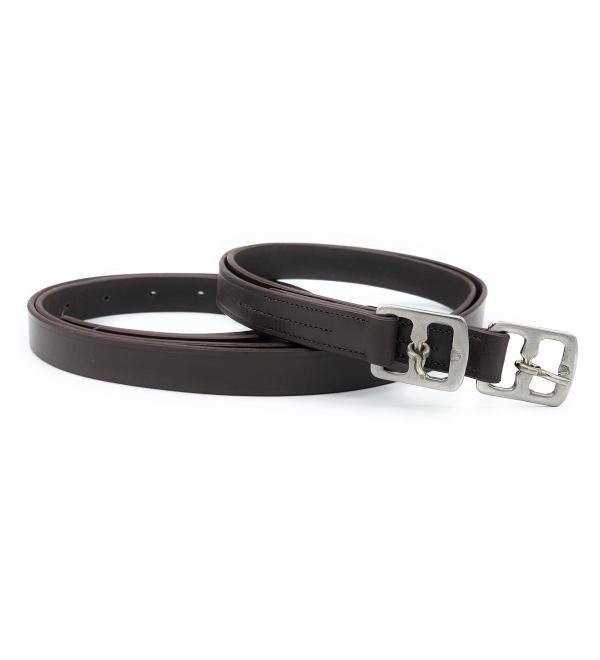 Astile Equestrian Leather Stirrup Leathers Adults Or Childs Black Brown Color Strong Leather With Soft Finish (54-Inch Brown) 54-Inch Brown