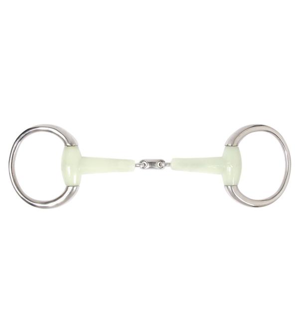 Double-brought plastic olive head bit 14.5cm 14.5 cm White