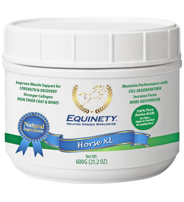 Equinety XL Supplement for Horses - Essential Amino Acid Formula Horse Supplements Powder - Horse Joint Support, Pituitary Supplement & A Healthy Hoof - Formulated for Cellular Level Repair - 21.2 OZ