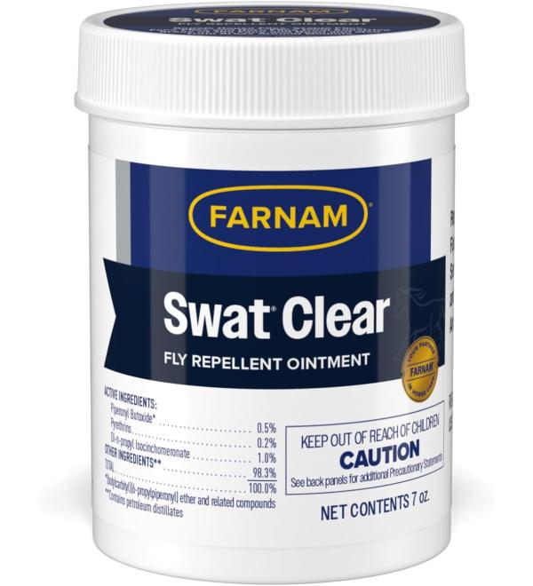 Farnam SWAT Fly Repellent Ointment for Horses Ponies and Dogs 7 ounce