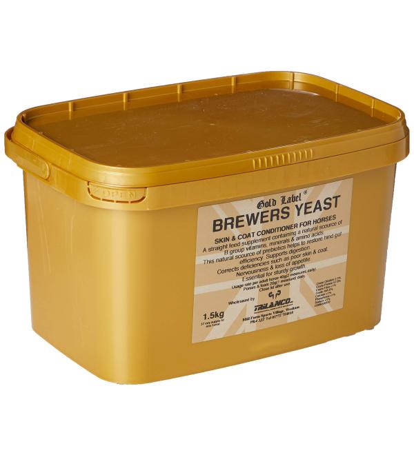 Gold Label Brewers Yeast skin & coat conditioner for horses 3 kg Transparent