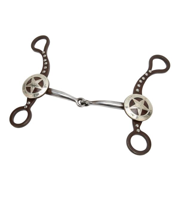 HEEPDD Horse Bit Beautiful Antique Horse Bit Made of Stainless Steel for Horse Racing