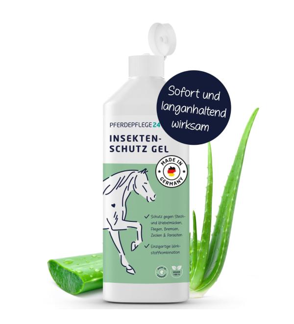 Horse care24 Insect protection horse 500ml gel - especially for head area & everywhere where the spray cannot be used optimally - immediate protection & long -lasting effect gel 500ml gel
