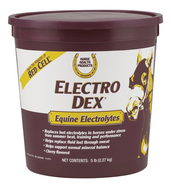 Horse Health Electro Dex Equine Elecrolytes 5-Pound 2.27 kg Clear