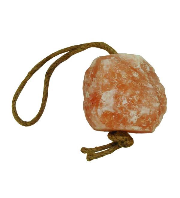 Horsemen's Pride Himalayan Salt Block on Rope for Horses 4.4 Pounds SS44