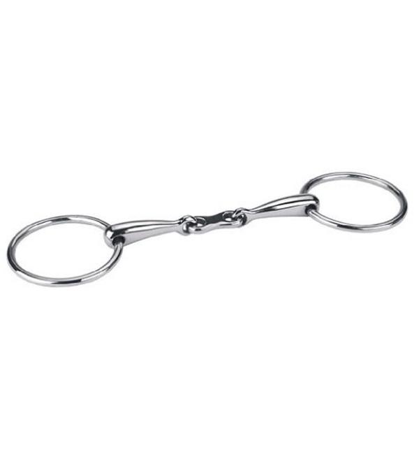Kerbl 321729/1 Snaffle Bit double broken 14.5cm