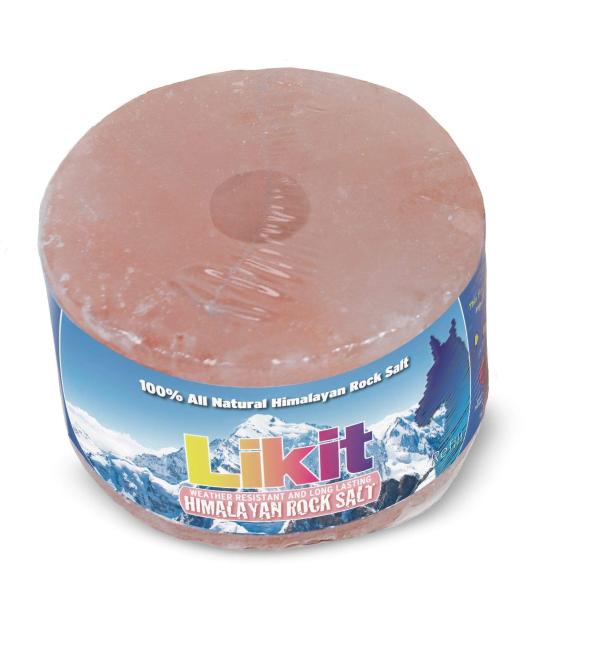 Likit Himalayan Rock Salt Horse Lick Treat, 2.2 Pounds, for Activity Toys