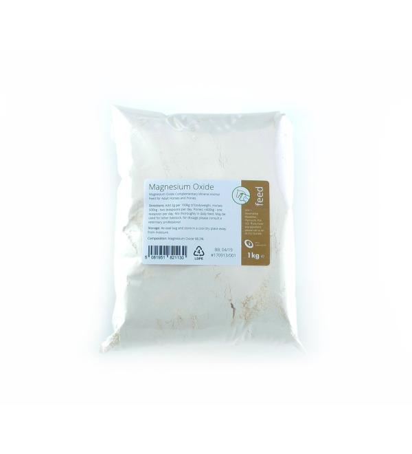 Magnesium Oxide Complementary Animal Feed Supplement 1kg - 98.3% Pure