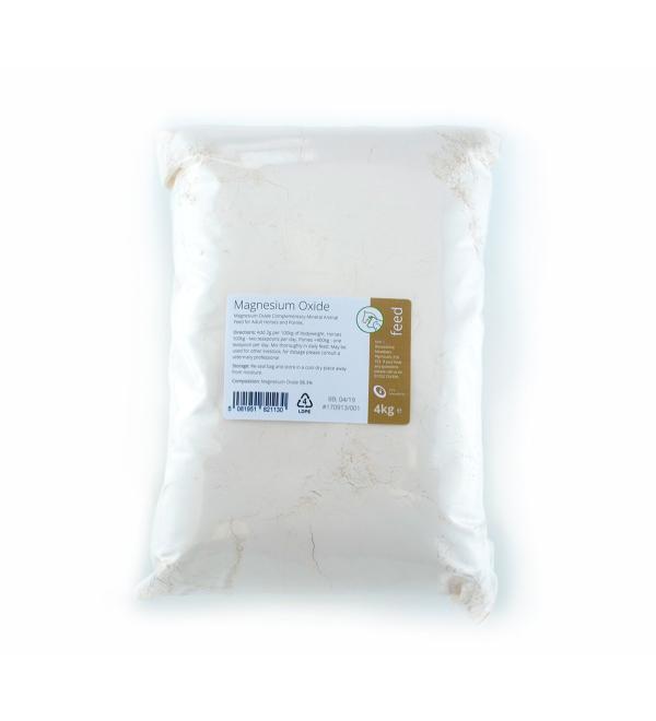 Magnesium Oxide Complementary Animal Feed Supplement 4kg - 98.3% Pure