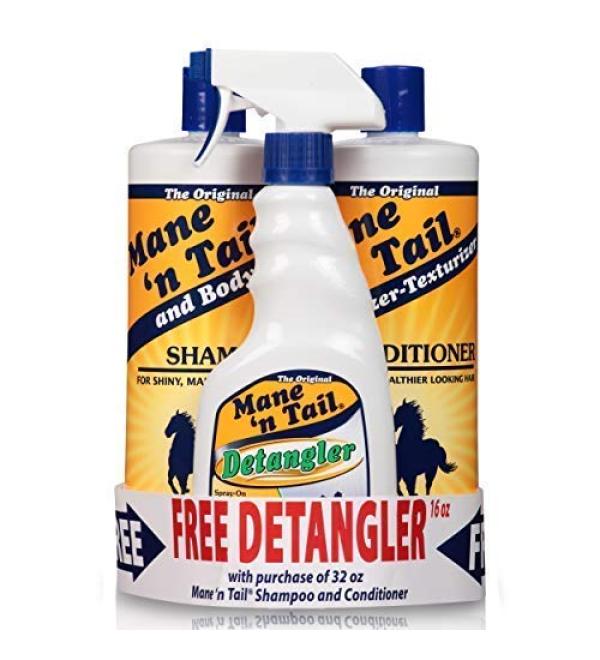 Mane 'n Tail 3 Pc Kit Includes 32 Ounce Mane 'n Tail Shampoo/ 32 Ounce Mane 'n Tail Conditioner/ Detangler 16 Ounce