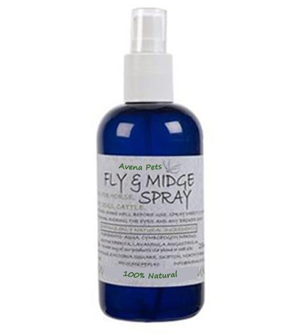 Natural Animal Fly & Midge Spray 250ml: For Dog Horse Pony
