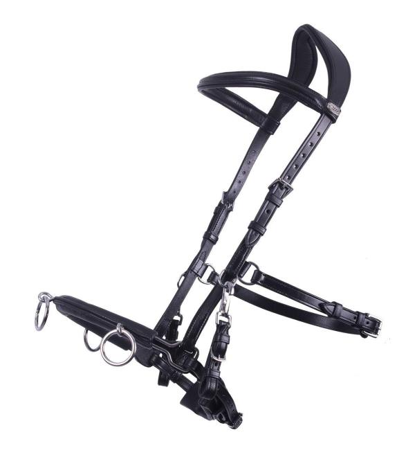 QHP Kapp brine leather (pony) pony black