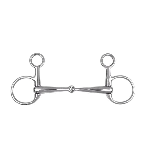 WALDHAUSEN Baucher bit single jointed solid 14.5 cm