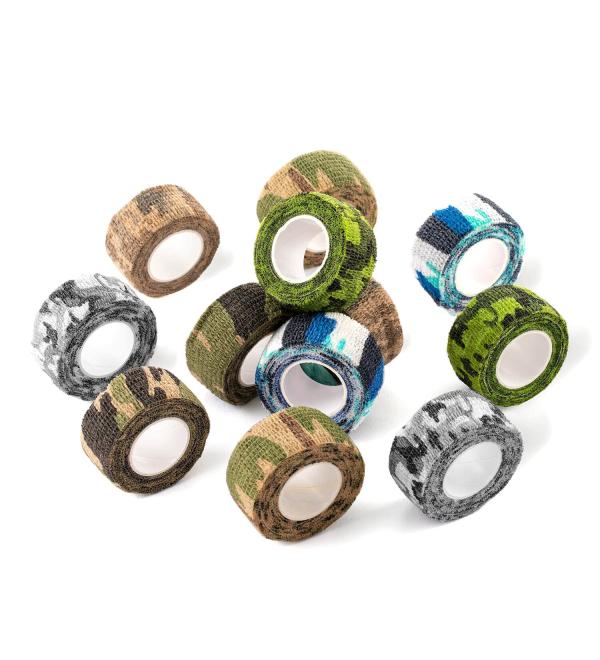 WePet Vet Wrap Vet Tape Bulk Self-Adherent Gauze Rolls Non-Woven Cohesive Bandage First Aid for Dogs Cats Horses Birds Animals Strong Sports Tape 12 Rolls